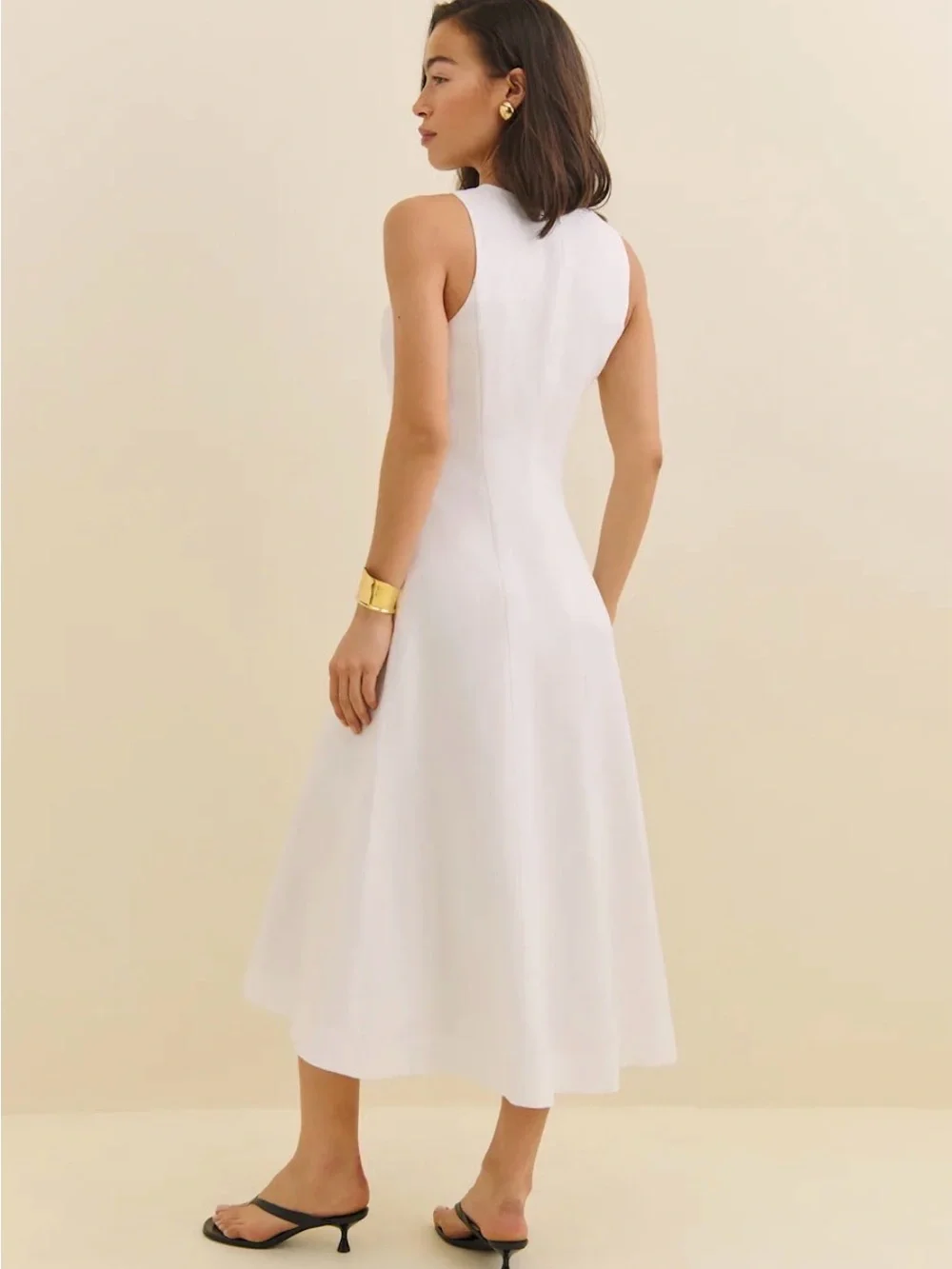 NWT Reformation Davin Linen Dress